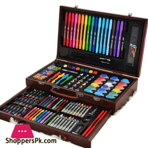 123 Pcs Art seta Children's Painting Brush Painting Set School Supplies Gift Box Tools Student Crayon Lead Art Stationery