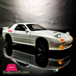 1:24 Initial D Mazda Rx7 Rx-7 Supercar Alloy Model Car Toy Diecast Metal Casting Sound And Light Car Toy For Children'S Vehicles