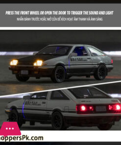 1:28 Initial D Ae86 Alloy Car Model Diecasts &Amp; Toy Vehicles With Sound Light Pull Back Car Collection Kids Toys Gift 12 1:28 Initial D Ae86 Alloy Car Model Diecasts &Amp; Toy Vehicles With Sound Light Pull Back Car Collection Kids Toys Gift - Image 3