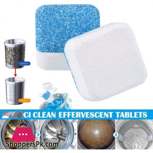 12pcs Washing Machine Cleaning Tablets Effective Water Tank Descaling Agent Washing Machine Cleaner Effervescent Tablets
