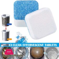 12Pcs Washing Machine Cleaning Tablets Effective Water Tank Descaling Agent Washing Machine Cleaner Effervescent Tablets