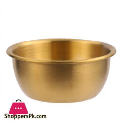 1Pc Korean Sauce Katori Tableware 304 Stainless Steel Golden Seasoning Plate Tomato Sauce Bowl - 7Cm