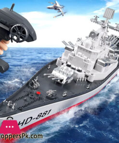 2.4G Remote Control Boat toys Ship Warship Launchable Toy Ship Simulation Mothership New Battleship Gift