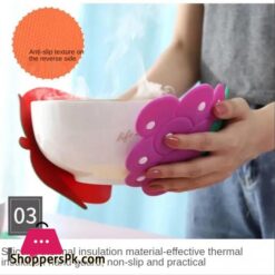 2Pcs Table Coasters Beer Coasters Round Placemat Cushion Table Coasters Fruit Silicone Bowl Placemats Nordic Dish Mat Decorate Insulation Pads Yellow Table Mat Desktop Mat