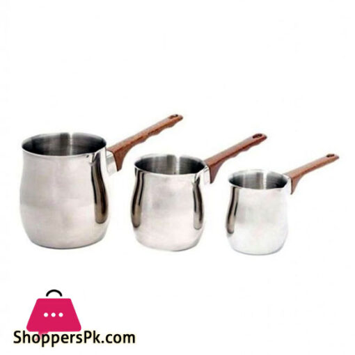 3-Piece Coffee Warmer Set Stainless Steel