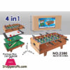 4 In 1 Multi Game Table Set Tabletop Foosball Table Hockey Table Billiard Pool Table Ping Pong Table With All Accessory