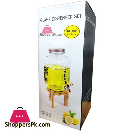4ltrs Beverage Dispenser with with Acrylic Ice Infuser Tube Inside.