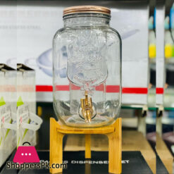 4ltrs Beverage Dispenser with with Acrylic Ice Infuser Tube Inside.