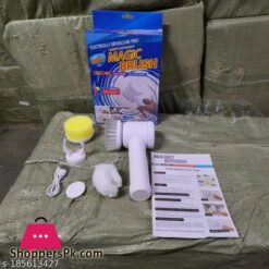 5 In 1 Magic Brush Nylon Bathtub Electric Multi Functional Household Tools Bath Kitchen Cleaning Brush Window Cleaner