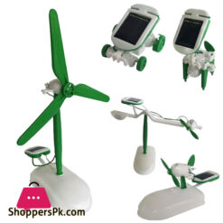 6 in 1 Solar Toy Fan Car Children Learning Education STEAM Toys Machine Kids Students New Cognition Energy Science Tools Item