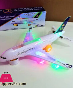 747 Saudi Arabia Airlines Airplane Battery Operated Toy Light Sound CH-132SD