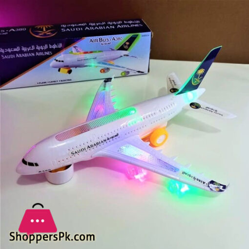 747 Saudi Arabia Airlines Airplane Battery Operated Toy Light Sound CH-132SD