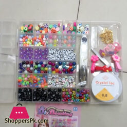 Acrylic Beads Charms Bracelet Necklace for Jewelry Making DIY Set