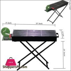 Bar B Que Grill With Manual Blower Large