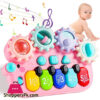 Baby Piano Toy Electric Lighting Music Toy Educational Piano Keyboard Toys Infant Toys