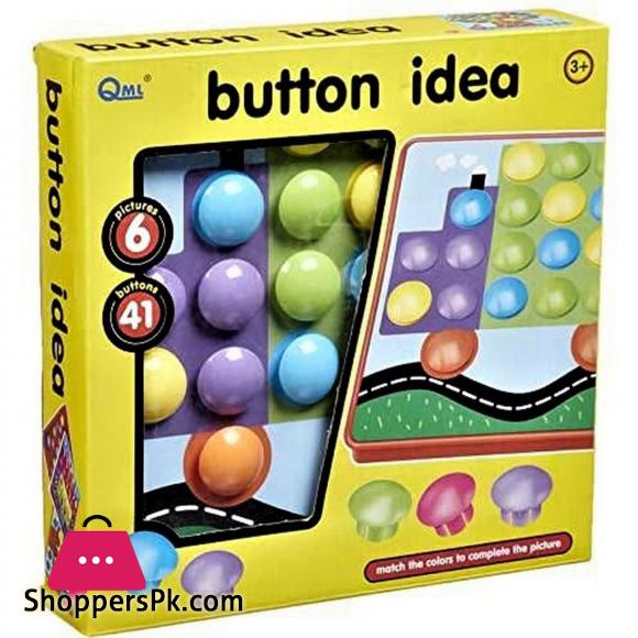 Button Idea Toy For Kids, 12 Pictures, 45 Buttons 3 Button Idea M9B