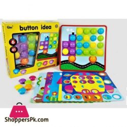Button Idea Toy for Kids, 12 Pictures, 45 Buttons in Pakistan