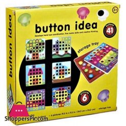 Button Idea Toy For Kids, 12 Pictures, 45 Buttons 7 Button Idea M9B