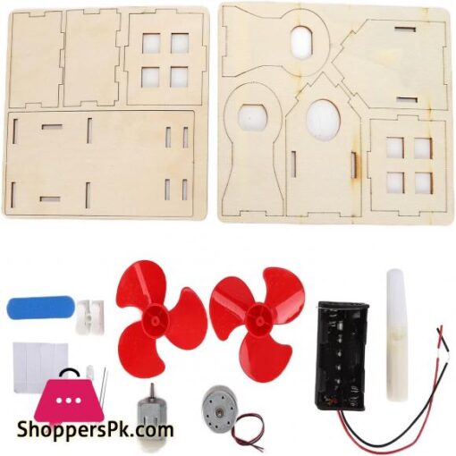 DIY Electric Wind Power Station Science Experiment Kits 049