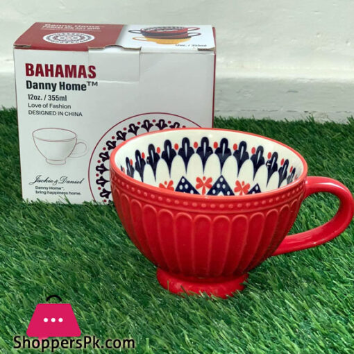 Danny Home Ceramic Bahamas Mug 355ML 1Pcs