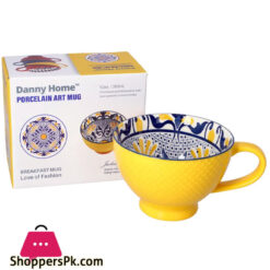 Danny Home Ceramic Potala Dots Mug 355ML 1Pcs