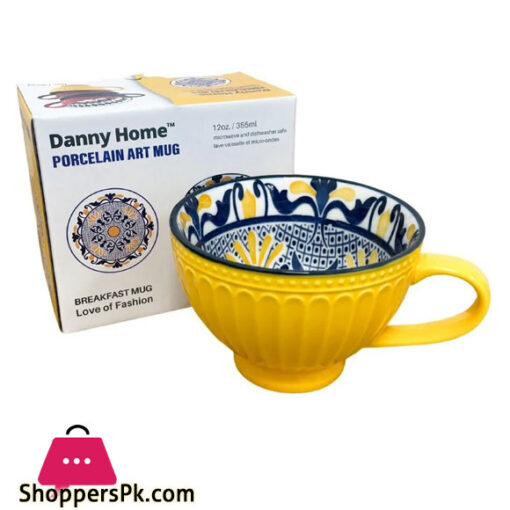 Danny Home Ceramic Potala Mug 355ML 1Pcs