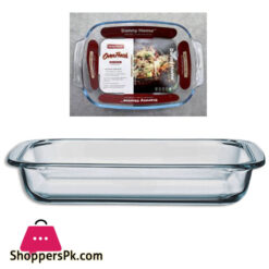 Danny Home Pyrex Glass  Rectangular Oven Pan 2 Liter - KP017