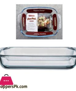Danny Home Pyrex Glass  Rectangular Oven Pan 2 Liter - KP017