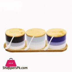 T04 58 3 Piece Jar Set with Tray
