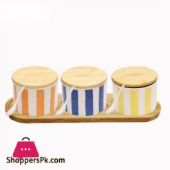 T04 94 3 Piece Jar Set with Tray