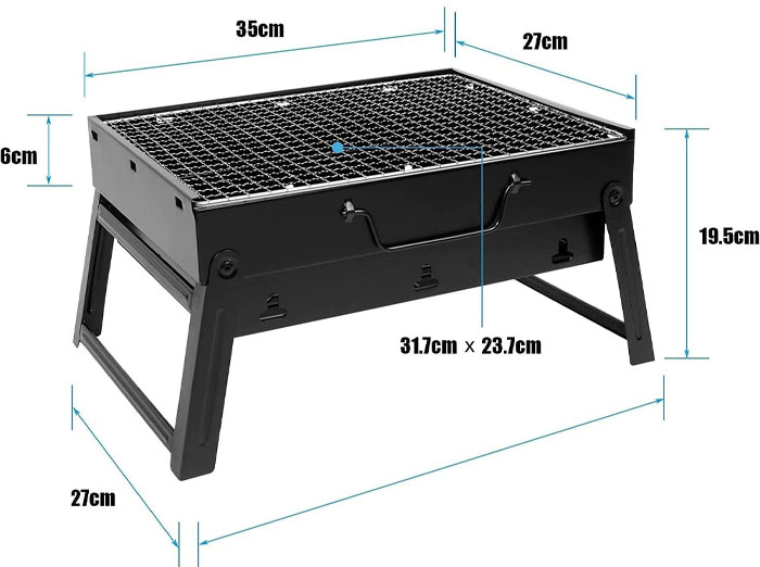 Folding Portable Charcoal Bbq Grill Tl-353