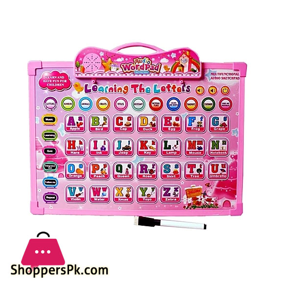 Audio Word Pad 889-35 Whiteboard With Duster And Marker Just Press To Call Alphabet Letter Number Animal Fruits Titles Necessary National Flags Colors And Shapes Transport Stationery Food And Vegetables Best Gift Flash Card School Teachers &Amp; Parents 5 Audio Word Pad 889-35 Whiteboard With Duster And Marker Just Press To Call Alphabet Letter Number Animal Fruits Titles Necessary National Flags Colors And Shapes Transport Stationery Food And Vegetables Best Gift Flash Card School Teachers &Amp; Parents - Image 3