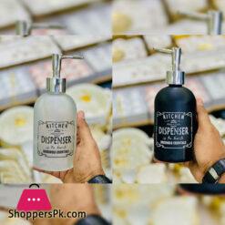 Glass Dispenser for Liquid Soap or Hand Soap Detergent