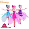 Magic Flying Fairy Princess Doll For Kids Usb Rechargeable Gesture Sensing Mini Flying Toy For Indoor