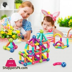 Sp Dealz Magnetic Stick Magnetic Balls And Rods Set Building Sticks Blocks Magnetic Blocks Stem Stacking Magnetic Toys Magnet Educational Toys For Kids Boys And Girls 25Pcs