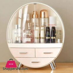 Oval Shaped Cosmetic Organizer