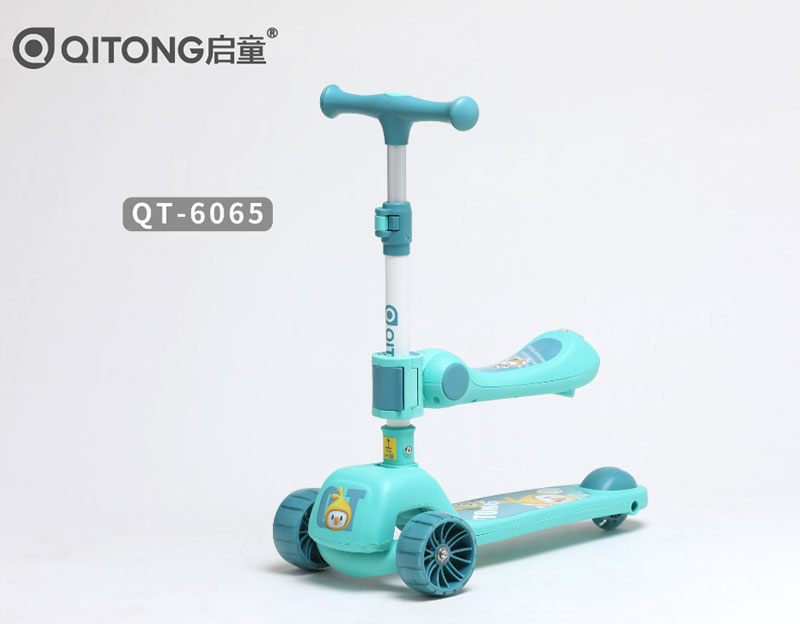 Seat Children Scooter 3 In 1 Scooter Children'S Folding Scooter Cycle Children'S Toy Scooter Balance Bike