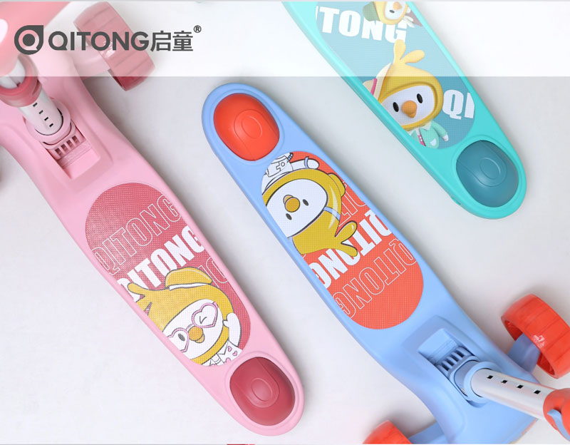 Seat Children Scooter 3 In 1 Scooter Children'S Folding Scooter Cycle Children'S Toy Scooter Balance Bike