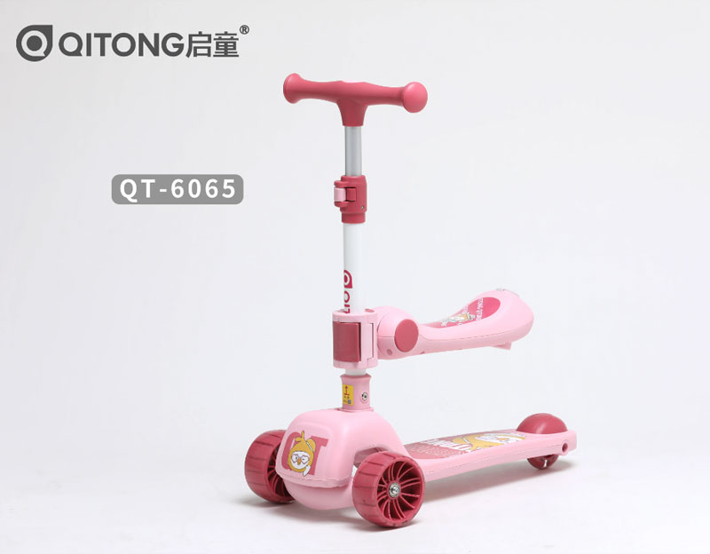 Seat Children Scooter 3 In 1 Scooter Children'S Folding Scooter Cycle Children'S Toy Scooter Balance Bike
