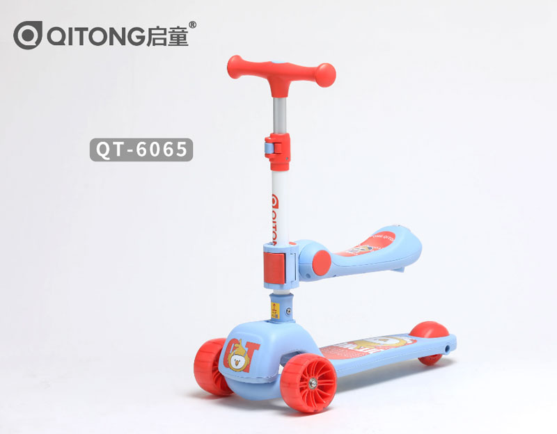 Seat Children Scooter 3 In 1 Scooter Children'S Folding Scooter Cycle Children'S Toy Scooter Balance Bike