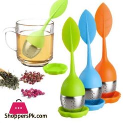 1 Pcs Silicon Tea Leaf Shape Infuser Flower Shape Silicone Infuser With Food Grade Make Tea Bag Filter Creative Stainless Steel Tea
