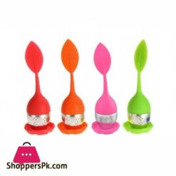 1 Pcs Silicon Tea Leaf Shape Infuser Flower Shape Silicone Infuser With Food Grade Make Tea Bag Filter Creative Stainless Steel Tea