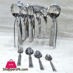 Thai Kitchen Ware Apple Cutlery Sets 6 Person 29 Pcs