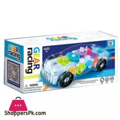 Transparent 3D Concept Gear Racing Car With Lighting Sound Toy For Kids