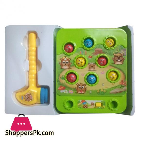 Whac-A-Mole Electronic Toy With Hammer Challenge Game Toy For Kids 4 Whac A Mole Electronic Toy With Hammer Challenge Game Toy For Kids