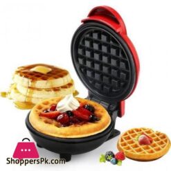 Waffle Maker Stainless Steel Non Stick Electric Iron Machine for Individual Belgian Waffles 350 Watts