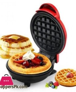 Waffle Maker Stainless Steel Non Stick Electric Iron Machine for Individual Belgian Waffles 350 Watts