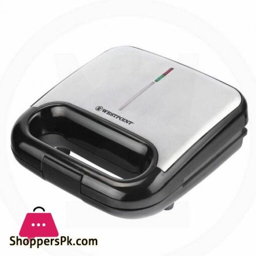 Westpoint Deluxe Sandwich Toaster WF 6686 Silver Black