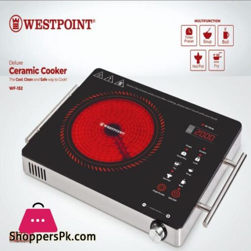 Westpoint Original Electric Hot Plate Electric Stove Electric Cooker Hot Plate WF 152 Silver Black