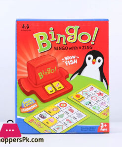 Zingo Bingo Kids Multiplayer Toys Party Family Board Game Toy Numbers Learning Educational Spelling Game